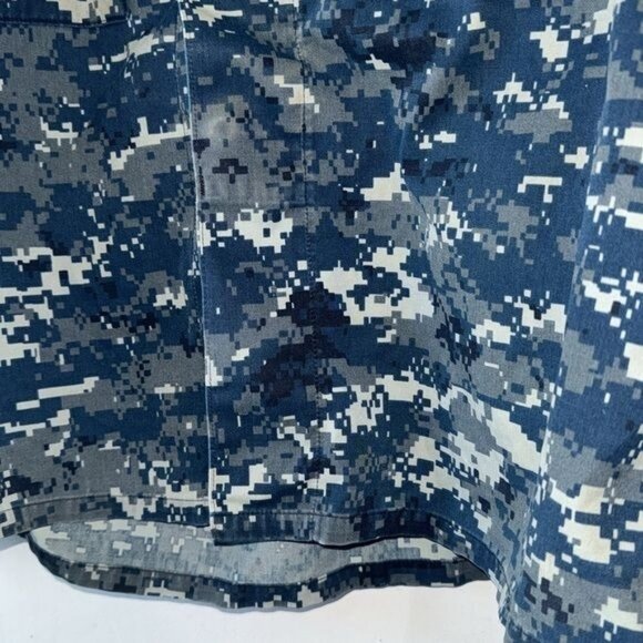 Navy Camouflage Digital Print Jacket Large Regular - Picture 3 of 9